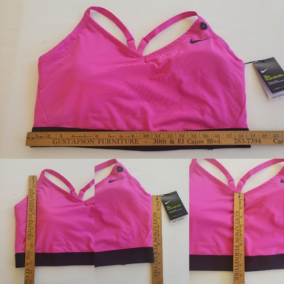 ‼SOLD‼ Nike Indy Active Yoga Sportsbra Pink Top - Picture 4 of 16